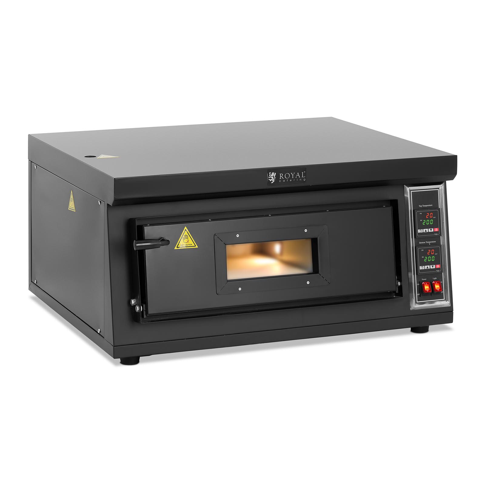 Four à pizza électrique - 1 chambre - 4200 W - Ø 58 cm - Royal Catering