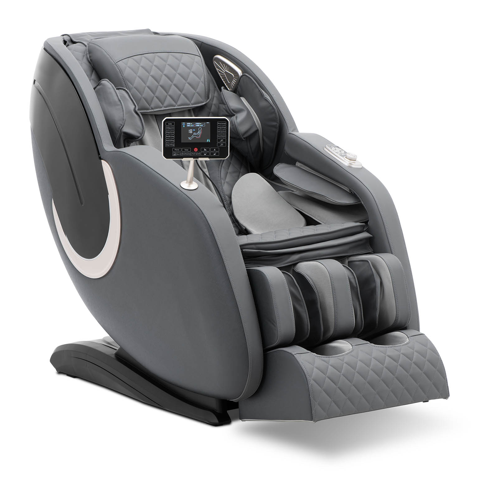 Fauteuil de massage avec fonction chauffante - Zéro gravité - 10 programmes - Noir/marron